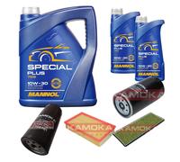 Kamoka Controllo Set mannol Special Plus 10W-30 7L per Audi 80 1.9