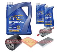 Kamoka Controllo Set mannol Special Plus 10W-30 7L per Opel Corsa. C 1.4