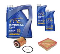Kamoka Controllo Set mannol Special Plus 10W-30 7L per Opel Omega B Caravan