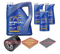 KAMOKA Controllo Set MANNOL Special Plus 10W-30 8L Per Opel Omega B 2.2 16V