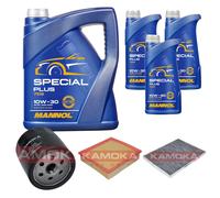 Kamoka Controllo Set mannol Special Plus 10W-30 8L per Opel Omega B . 2.2
