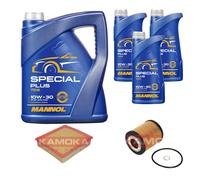 Kamoka Controllo Set mannol Special Plus 10W-30 8L per Opel Omega B Caravan