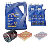 Kamoka Controllo Set mannol Special Plus 10W-30 9L per Audi A4 Cabriolet