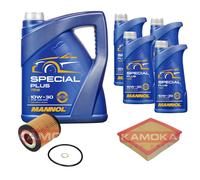Kamoka Controllo Set mannol Special Plus 10W-30 9L per Opel Omega B Roulotte