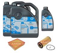 Kamoka Controllo Set MB 229.5 5W-40 11L per Mercedes Sprinter 2-T Bus 212 Doppie