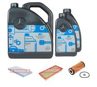 KAMOKA Controllo Set MB 229.5 5W-40 7L Per Mercedes-Benz A-Klasse B-Klasse