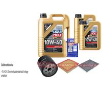 Kamoka Controllo Set Motore Liqui Moly 10W-40 Basso Attrito 7L per Opel Omega B