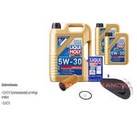 Kamoka Controllo Set Motore Liqui Moly Longlife 3 5W-30 7L per BMW 5er 520d