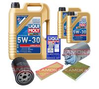 Kamoka Controllo Set Motore Liqui Moly Longlife 3 5W-30 7L per VW Polo Variante