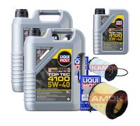 Kamoka Controllo Set Motore Liqui Moly Top Tec 4100 5W-40 11L per di Audi