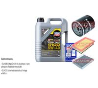Kamoka Controllo Set Motore Liqui Moly Top Tec 4100 5W-40 5L per Fiat