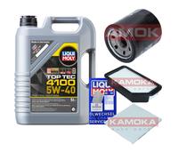 Kamoka Controllo Set Motore Liqui Moly Top Tec 4100 5W-40 5L per Kia Rio