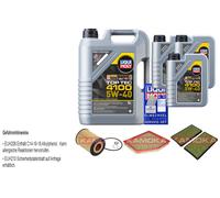 Kamoka Controllo Set Motore Liqui Moly Top Tec 4100 5W-40 8L per BMW 6er