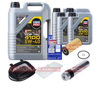 Kamoka Controllo Set Motore Liqui Moly Top Tec 4100 5W-40 9L per BMW
