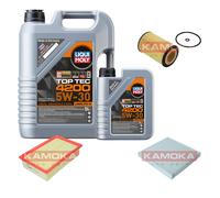Kamoka Controllo Set Motore Liqui Moly Top Tec 4200 5W-30 6L per Per VW Passat