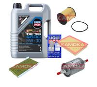 Kamoka Controllo Set Motore Liqui Moly Top Tec 4600 5W-30 5L per Opel Corsa C
