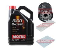 KAMOKA Controllo Set Motul 8100 X-CLEAN+ 5W30 5L Per Toyota IQ 1.0
