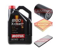 KAMOKA Controllo Set Motul 8100 X-Clean+ 5W30 5L Per VW Passat Variant 1.8 T