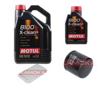 KAMOKA Controllo Set Motul 8100 X-Clean+ 5W30 6L Per Suzuki Splash 1.2 VVT