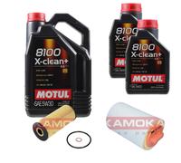 KAMOKA Controllo Set Motul 8100 X-CLEAN+ 5W30 7L Per MINI Mini Countryman