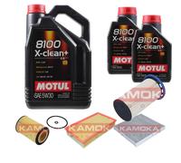 KAMOKA Controllo Set Motul 8100 X-Clean+ 5W30 7L Per VW Passat Variant 2.0