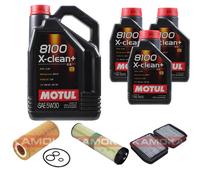 KAMOKA Controllo Set Motul 8100 X-Clean+ 5W30 8L Per Mercedes-Benz E-Klasse