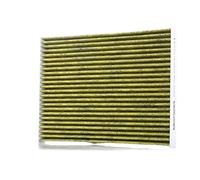 KAMOKA Filtro abitacolo 6080093 – carbone attivo, PM2.5, antibatterico, antiallergico, fungicida