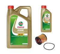 KAMOKA Filtro Olio CASTROL EDGE TITANIUM FST 5W-30 6L Per VW Golf V 1.4
