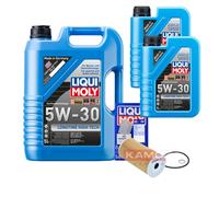 KAMOKA Filtro Olio Liqui Moly 5W-30 Longtime 7L Per Jeep Wrangler III 2.8 CRD