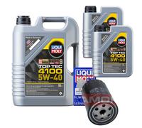 Kamoka Filtro Olio Liqui Moly Top Tec 4100 5W-40 7L per VW Golf IV Cabriolet