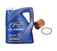 KAMOKA Filtro Olio MANNOL Classic 10W-40 5L per VW Touran 1.4 TSI 1.6 FSI