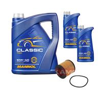 KAMOKA Filtro Olio MANNOL Classic 10W-40 7 L per VW Touran 1.4 TSI 1.6 FSI
