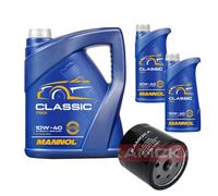 KAMOKA Filtro Olio MANNOL Classic 10W-40 7L Per Ford Transit Kasten 2.5 Di