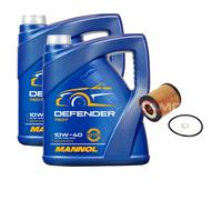 KAMOKA Filtro Olio MANNOL Defender 10W-40 10L per Opel Omega B Caravan 2.5