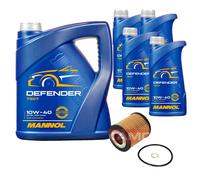 KAMOKA Filtro Olio MANNOL Defender 10W-40 9 L per Opel Omega B Caravan 2.5