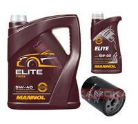 KAMOKA Filtro Olio MANNOL Elite 5W-40 6L Per Citroën Jumpy 1.6