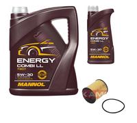 KAMOKA Filtro Olio MANNOL Energy Combi LL 5W-30 6L Per Opel Astra G Caravan 1.8