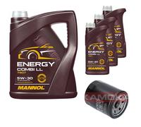 KAMOKA Filtro Olio MANNOL Energy Combi LL 5W-30 8L Per Mitsubishi Mirage/Space