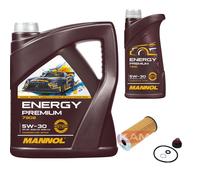 Kamoka Filtro Olio Mannol Energy Premium 5W-30 6L Per Mini Mini One Cooper John