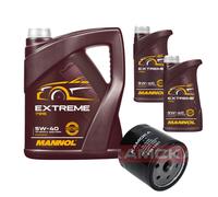 KAMOKA Filtro Olio MANNOL Extreme 5W-40 7 L per Ford Transit 2.5 Di