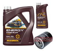 Kamoka Olio mannol Energy Premium 5W-30 6L per Mitsubishi L 200 2.5 Td 4WD