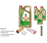 KAMOKA Pacchetto Di Ispezione Castrol EDGE Titanio FST 5W-30 8L per BMW Serie 3