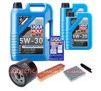 KAMOKA Pacchetto Di Ispezione Liqui Moly 5W-30 Longtime 7L per Dacia Logan MCV