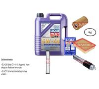 KAMOKA Pacchetto Di Ispezione Liqui Moly Bassa visciosità 5W-40 5L per BMW Serie