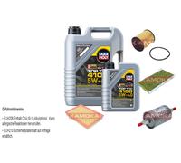 KAMOKA Pacchetto Di Ispezione Liqui Moly Top Tec 4100 5W-40 6L per Opel Corsa C