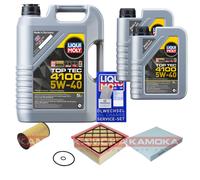KAMOKA Pacchetto Di Ispezione Liqui Moly Top Tec 4100 5W-40 7L per Opel Meriva B