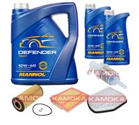 KAMOKA Pacchetto di ispezione MANNOL Defender 10W-40 7L per Mercedes-Benz classe
