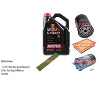 KAMOKA Pacchetto Revisione Motul 8100 X-pulire+ 5W30 5L per VW Sharan 1.9 TDI