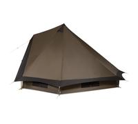 KAMPA - Tenda da camping a forma di tepee per 4 persone - Pineveil 04 Lead Gray/Gargoyle in Silicone - Kaki