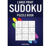 Kampelmann Large Print Sudoku Puzzle Book (Tascabile)